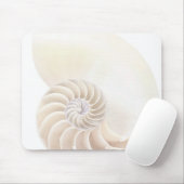 Nautilus-Muschel, nah Mousepad (Mit Mouse)