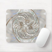 Nautilus-Muschel - Perlmutter und Goldmedaille Mousepad (Mit Mouse)