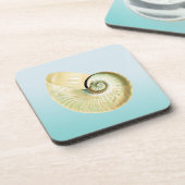 Nautilus-Muschel Untersetzer (Linke Seite)