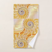 Nautilus-Muschelbad-Set Badhandtuch Set (Handtuch)