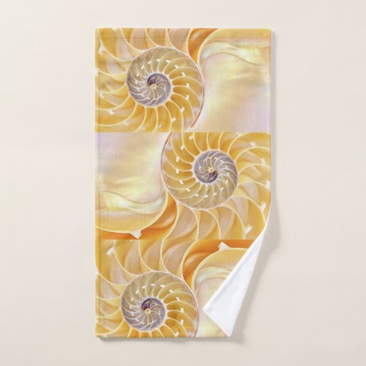 Nautilus-Muschelbad-Set Badhandtuch Set (Handtuch)