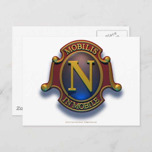 Nautilus N Shield von David McCamant Postkarte (Vorne/Hinten)