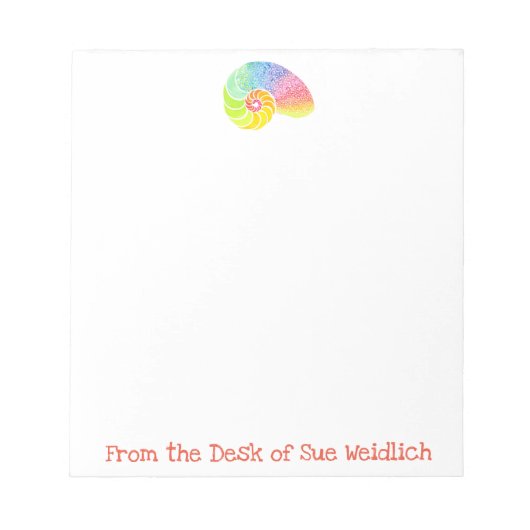 Nautilus Notepad Notizblock (Vorderseite)