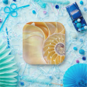 Nautilus Papierplatte Pappteller (Party)