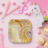 Nautilus Papierplatte Pappteller (Party)