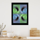 Nautilus-Poster Poster (Küche)