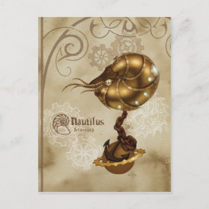 Nautilus-Raumschiff Postkarte