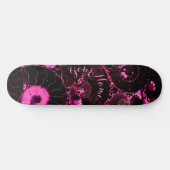 Nautilus rosa Muschel Skateboard (Horizontal)