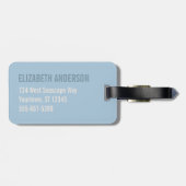 Nautilus Seashell | Goldene Spirale Gepäckanhänger (Rückseite horizontal)