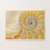 Nautilus Seashell Puzzle (Horizontal)