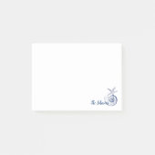 Nautilus Seashell & Starfish Marine Life Custom Post-it Klebezettel (Vorderseite)