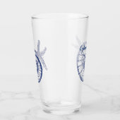 Nautilus Seashell & Starfish Meereslebewesen Glas (Rechts)