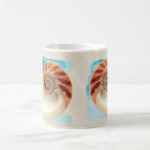 Nautilus Seashell und Sand Kaffeetasse (Mittel)