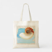 Nautilus Seashell und Sand Tragetasche (Rückseite)