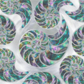 Nautilus Shell Abalone and Pearl Aufkleber (Vorderseite)