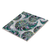 Nautilus Shell Abalone and Pearl Fliese (Seite)
