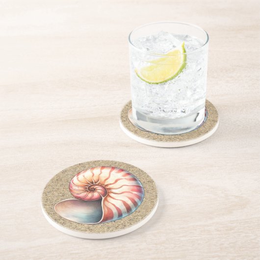 Nautilus Untersetzer (Seite)