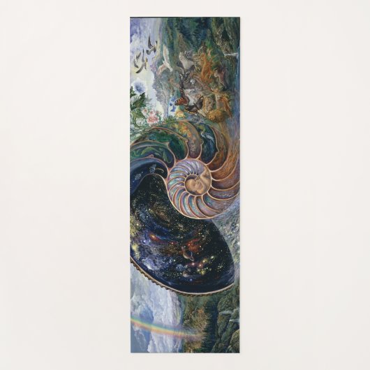 "Nautilus" von Josephine Wall Yoga Mat Yogamatte (Vorderseite)