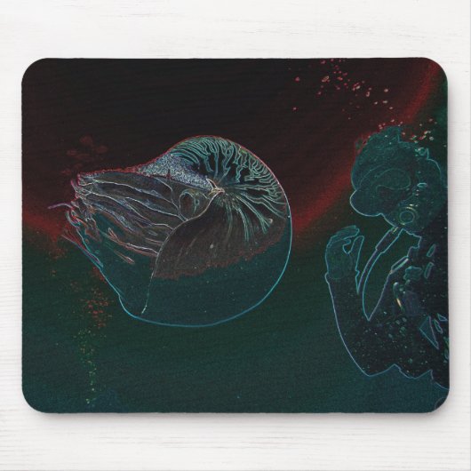 Nautilusgreat barrier reef Korallenmeer Mousepad (Vorne)