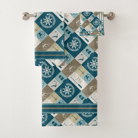 nautisch badhandtuch set (Insitu)