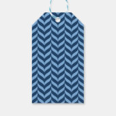 Nautisch Blau Hummer Küste Geschenkanhänger (Rückseite)