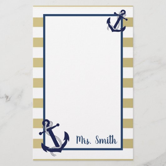 nautisch briefpapier (Vorderseite)