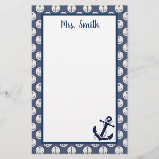 nautisch briefpapier (Vorderseite)