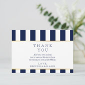 Nautisch, danken Marine-Streifen Ihnen Karten (Stehend Vorderseite)