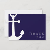 Nautisch, danken Marine-Streifen Ihnen Karten (Rückseite)