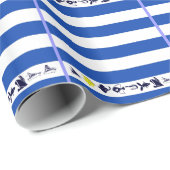 Nautisch Geschenkpapier (Rolleneckpunkt)