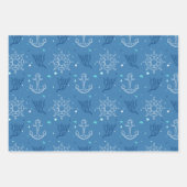 nautisch geschenkpapier set (Vorderseite)