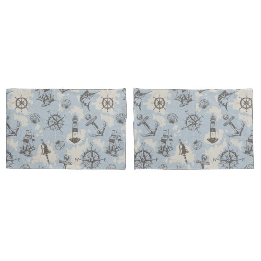 nautisch kissenbezug (Rückseite-Set)