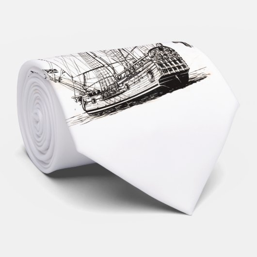 Nautisch Krawatte (Gerollt)