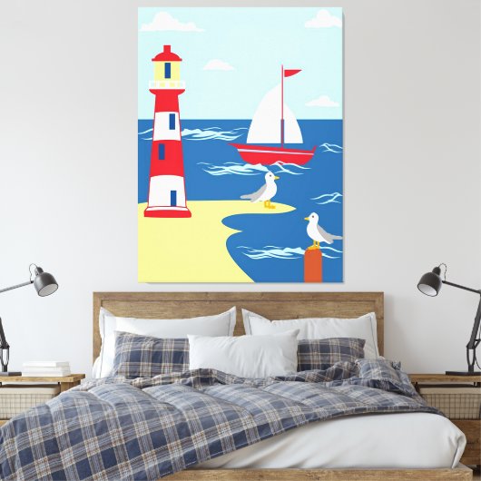 nautisch leinwanddruck (Insitu (Schlafzimmer))