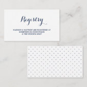 nautisch | Registrierungskarte Begleitkarte (Vorne/Hinten)