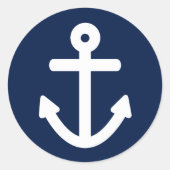 nautisch runder aufkleber (Vorderseite)