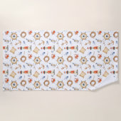 nautisch strandtuch (Vorderseite)