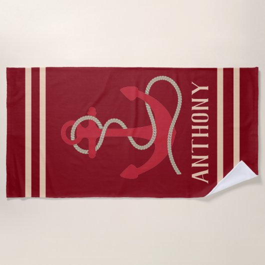 nautisch strandtuch (Vorderseite)