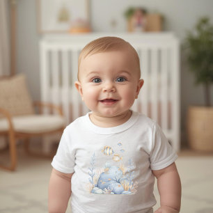 Nautisch Unter Dem Meer Du Bald Baby Shower T-shirt
