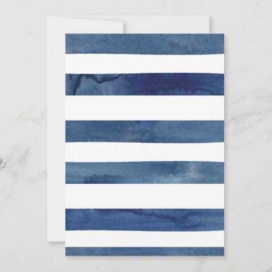 Nautisch verankert durch Brautparty der Liebe (P/S Einladung (Rückseite)