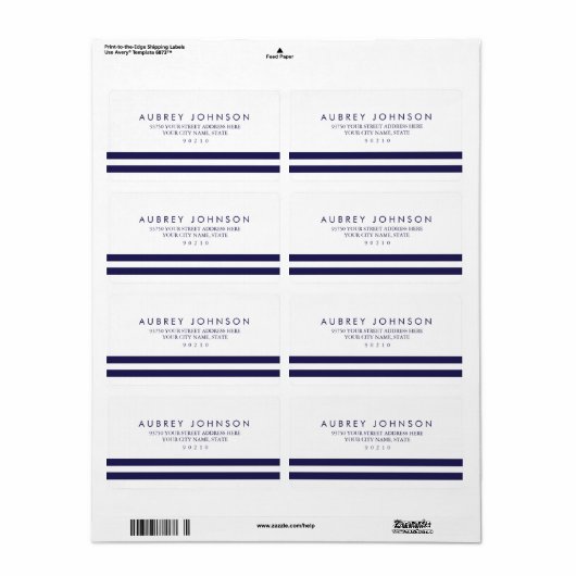 Nautische Adressmarken (Vorne)