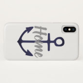 nautische ANCHOR-ZUHAUSE | Case-Mate iPhone Hülle (Rückseite (Horizontal))