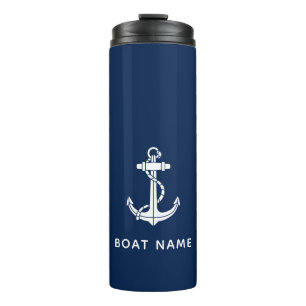 Nautische Anker-Familien-Strand-Trip-Custom-Swag Thermosbecher