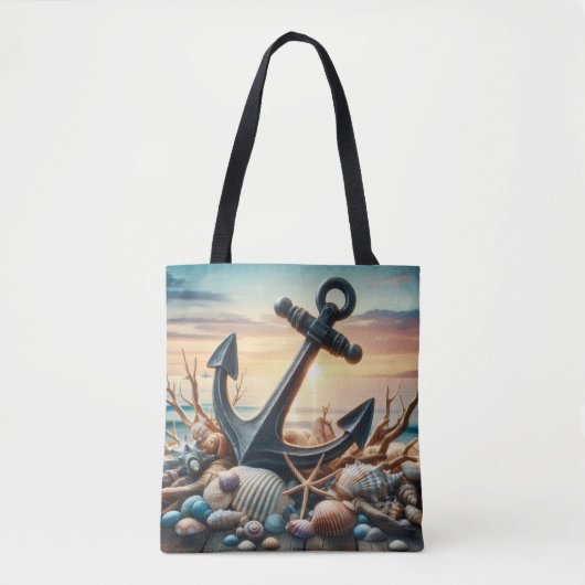 Nautische Anker-Tragetasche Tasche (Vorderseite)