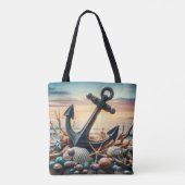 Nautische Anker-Tragetasche Tasche (Rückseite)