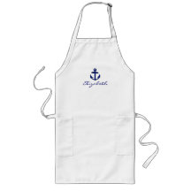 Nautische Anker und Name