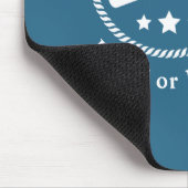 Nautische Anker und Ruder Paddeln Ihr Boot oder Ih Mousepad (Ecke)