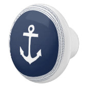 Nautische Anker- und Seiltafel Keramikknauf (Rechts)