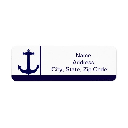 Nautische Ankeradresse (Vorne)