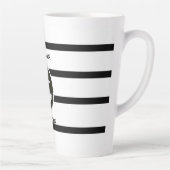 Nautische Ankermonogramm-Latte-Tasse Milchtasse (Rechts)